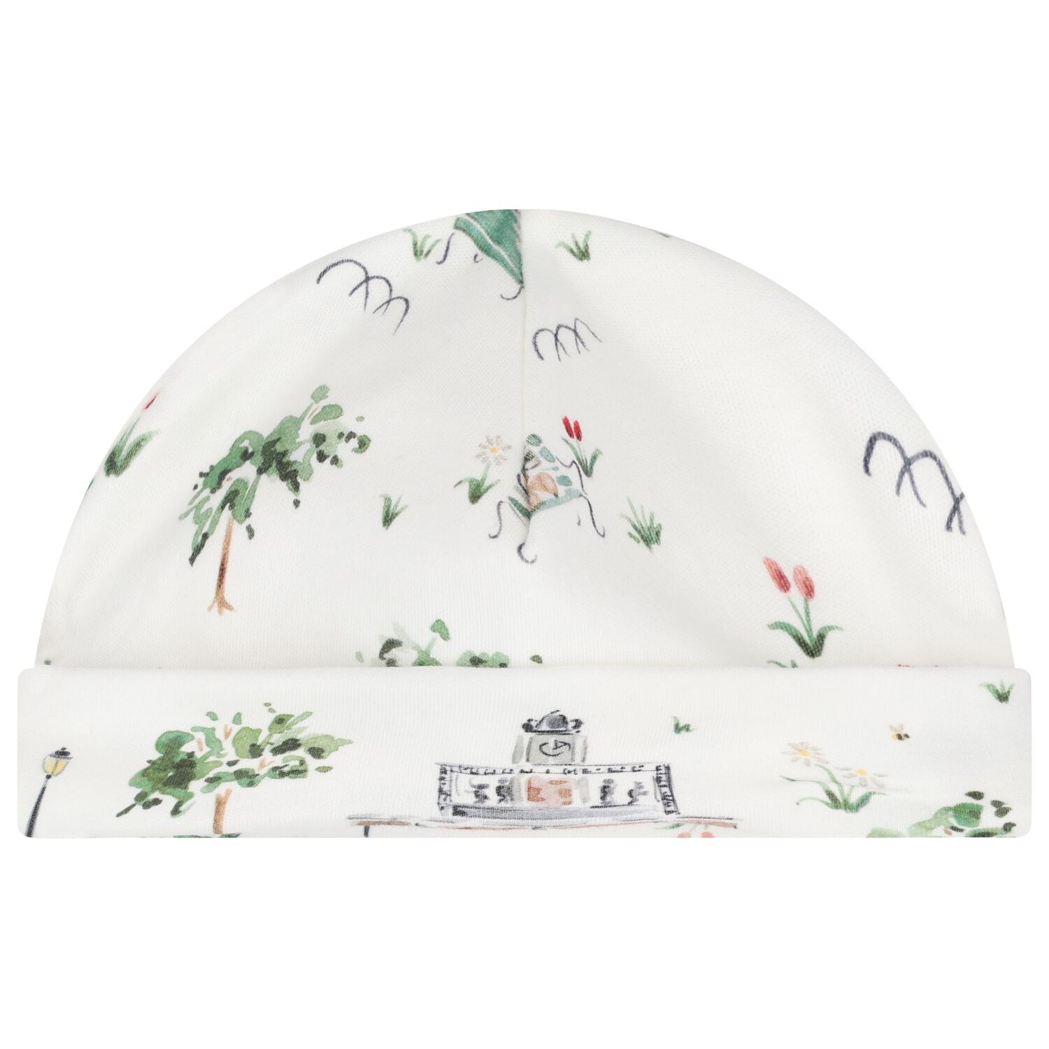 Ivory Central Park Baby Hat, 1, hi-res