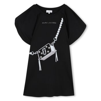 Girls Black Bag Dress