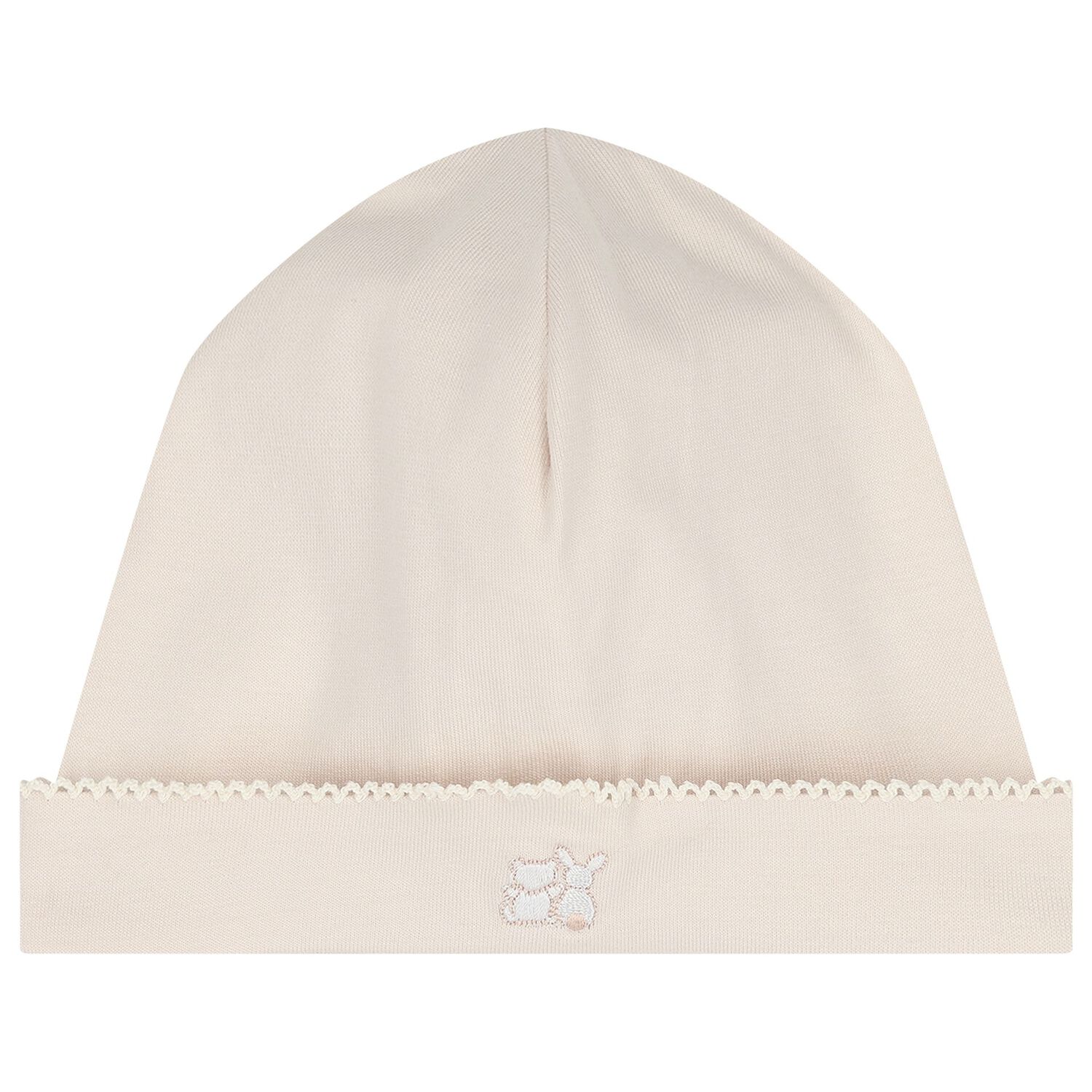 Beige Embroidered Teddy Bear Babygrow, 1, hi-res image number null