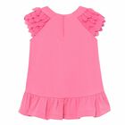 Baby Girls Pink Embroidered Dress, 2, hi-res