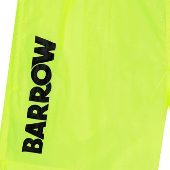 Boys Neon Green Logo Swim Shorts