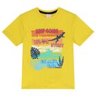 Boys Yellow Animals T-Shirt, 1, hi-res