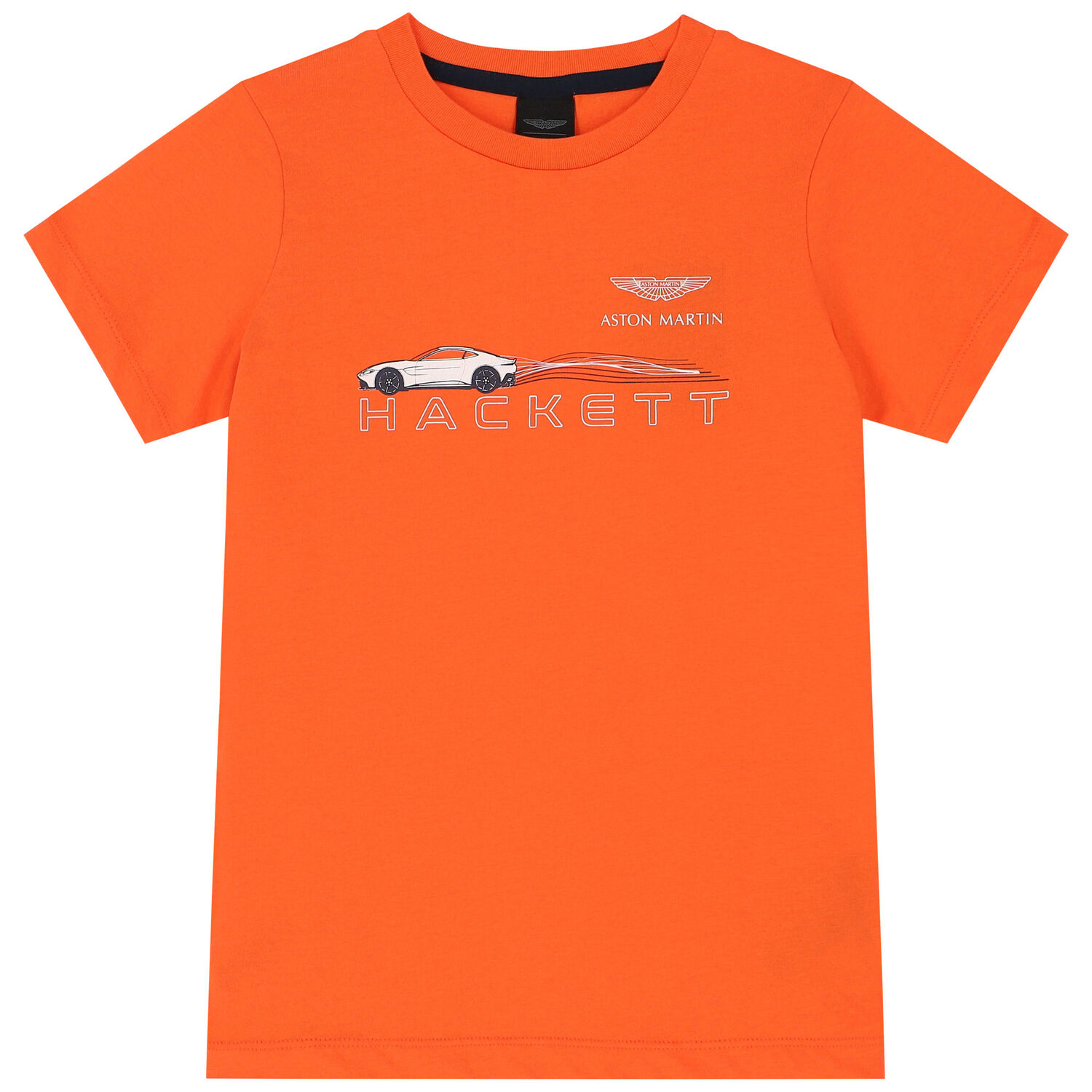 Boys Orange Logo T-Shirt, 1, hi-res