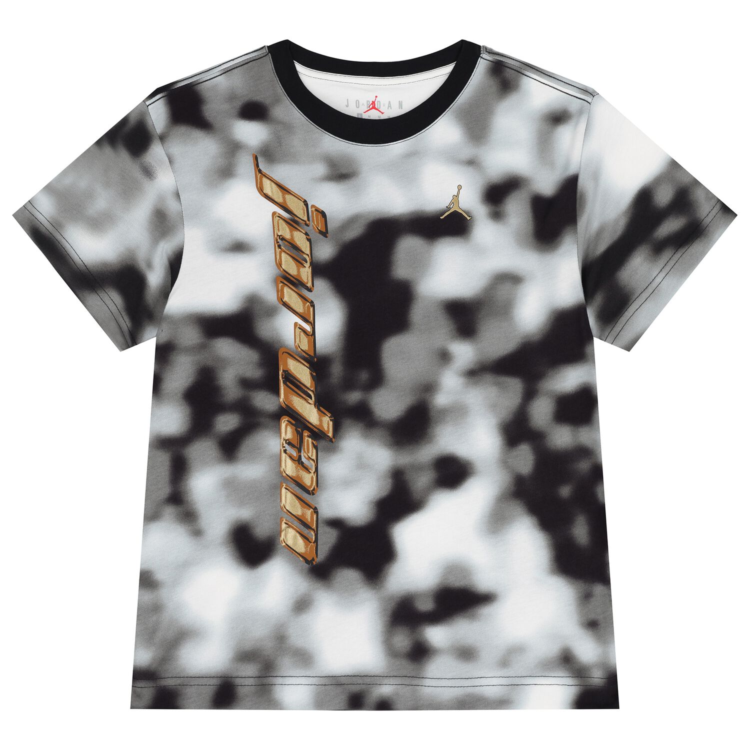 Boys Black & White Jordan Logo T-Shirt, 1, hi-res image number null