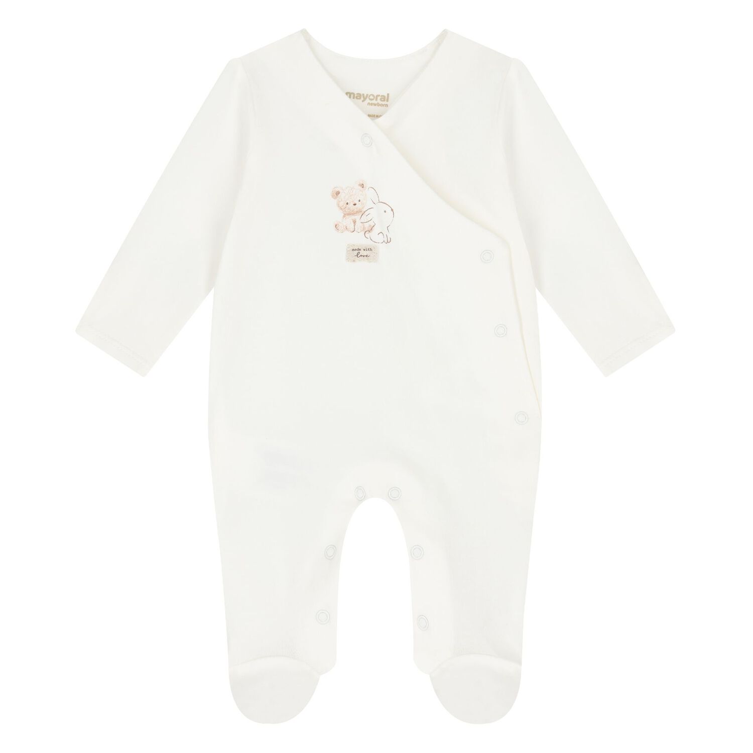 Ivory & Beige Babygrow Gift Set (3 Piece), 3, hi-res
