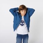 Boys White Logo T-Shirt, 1, hi-res