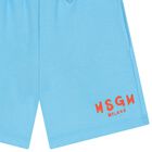 Blue Logo Shorts, 5, hi-res