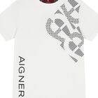 Boys White Logo T-Shirt, 1, hi-res