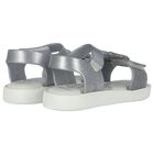 Younger Girls Ivory & Silver Disney Sandals, 2, hi-res