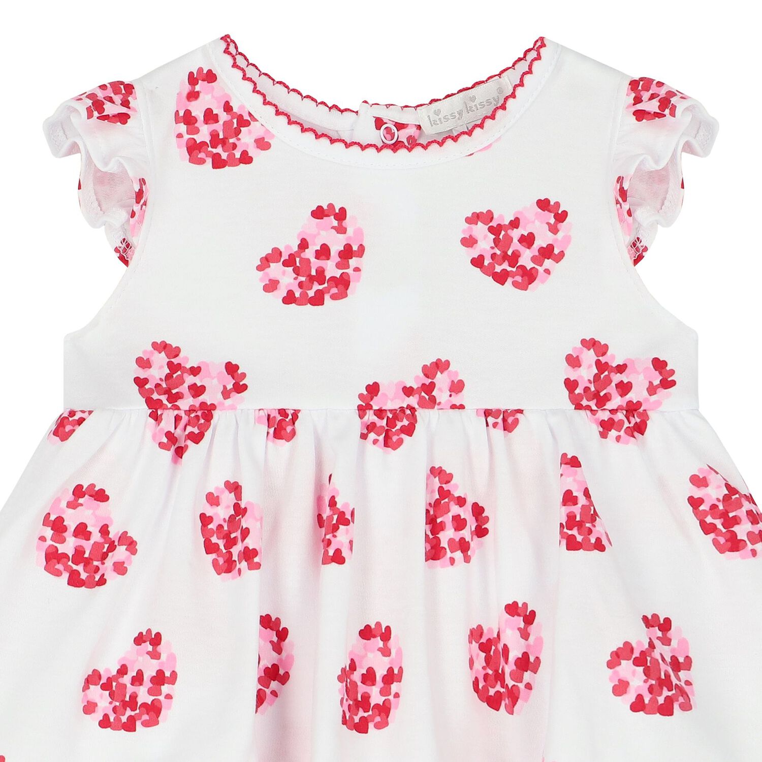 Baby Girls White Bodysuit Dress, 1, hi-res image number null