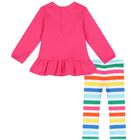 Girls Pink Leggings Set, 1, hi-res
