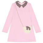 Girls Pink Bag Dreess, 1, hi-res
