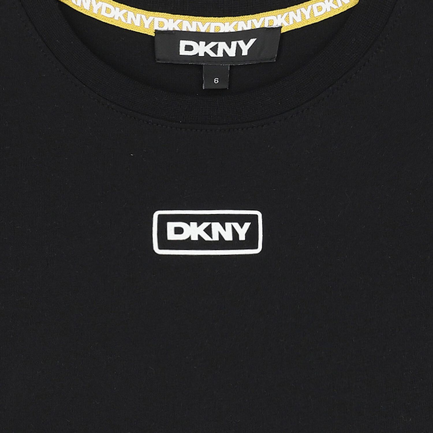 Boys Black Logo T-Shirt, 1, hi-res