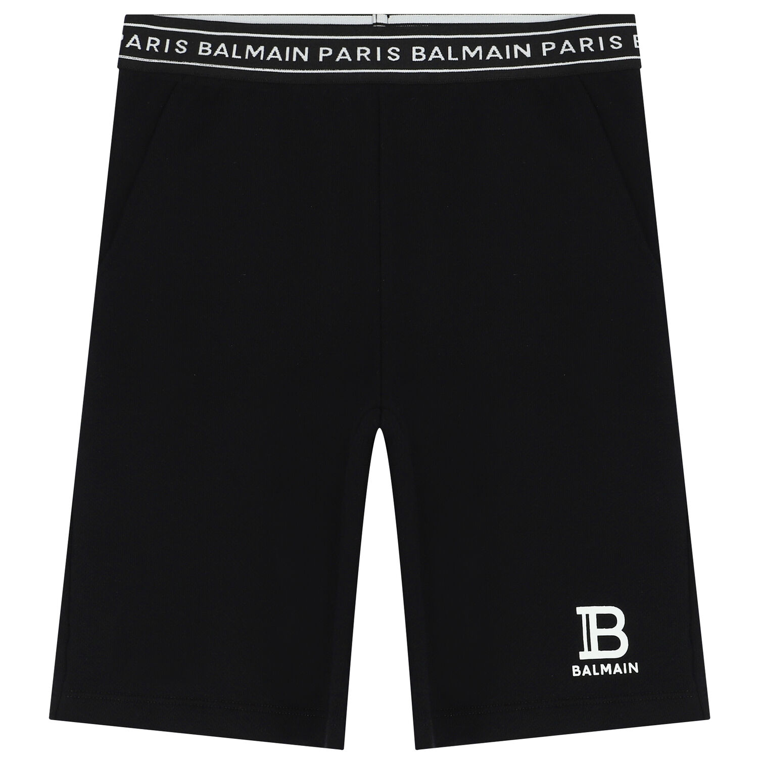 Black Logo Shorts, 1, hi-res