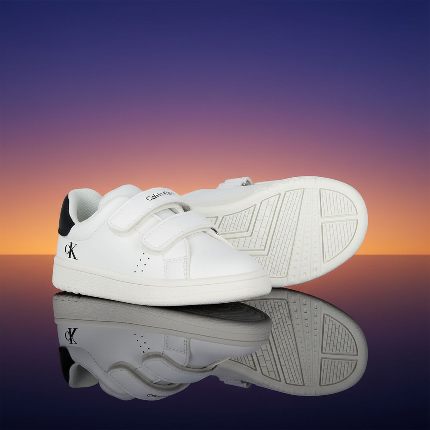 White Logo Trainers, 2, hi-res