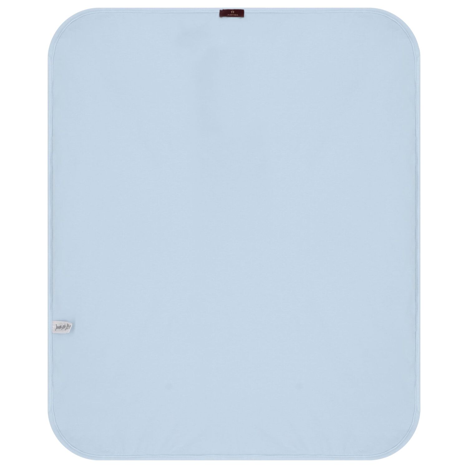 Baby Boys Blue Logo Blanket, 2, hi-res