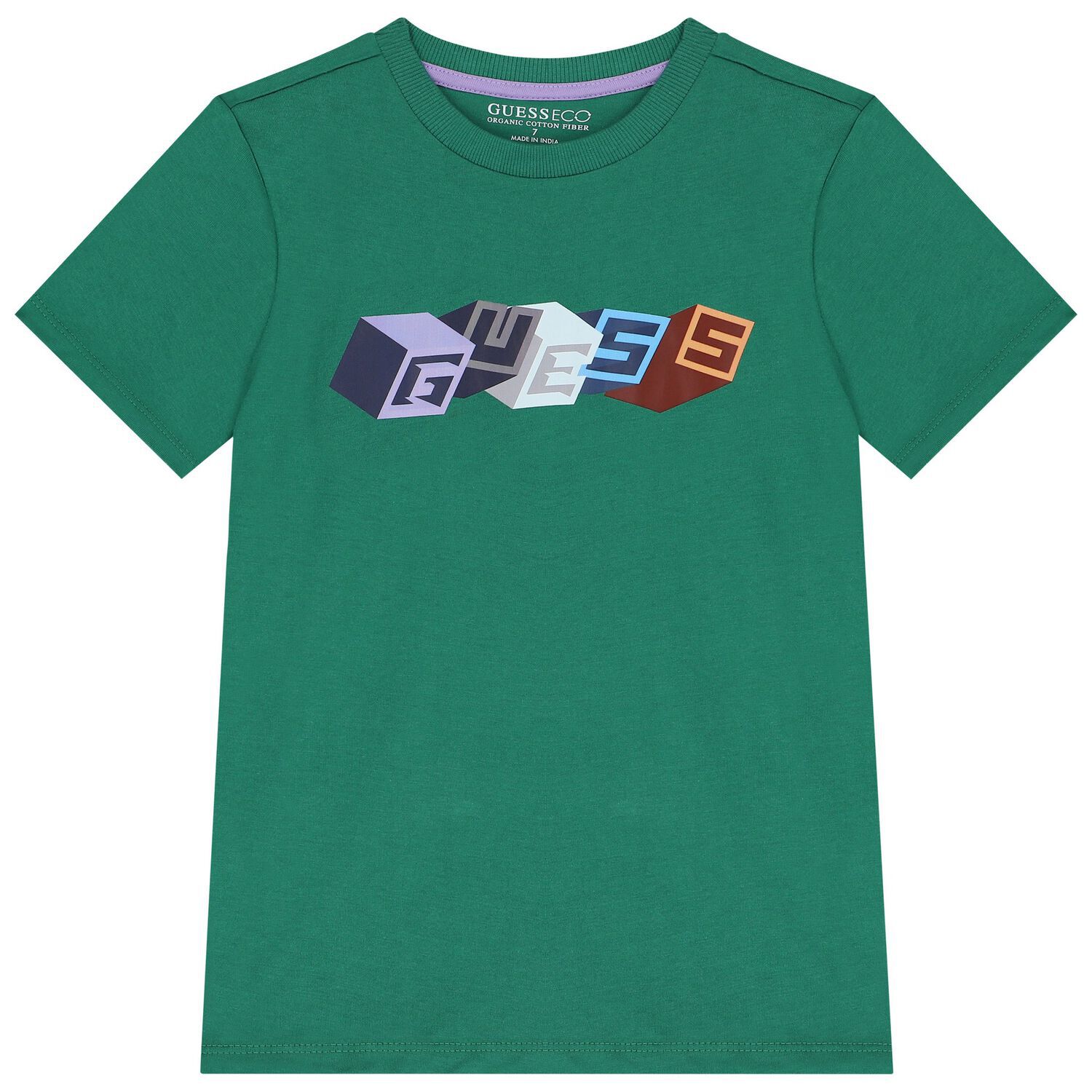 Boys Green Logo T-Shirt, 2, hi-res image number null