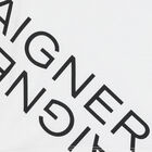 Boys White Logo Polo Shirt, 1, hi-res