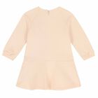 Younger Girls Pale Pink Logo Dress, 1, hi-res