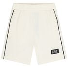 Boys Ivory Logo Shorts, 1, hi-res