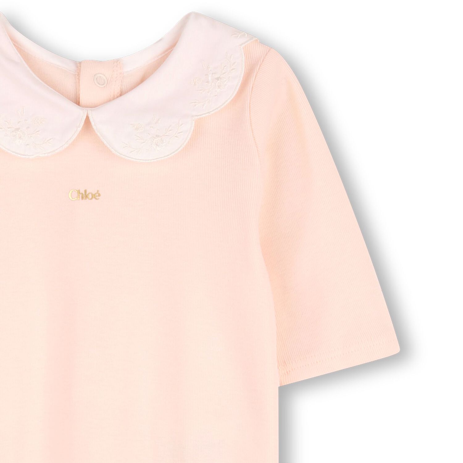 Baby Girls Pink & White Logo Babygrow Gift Set, 1, hi-res