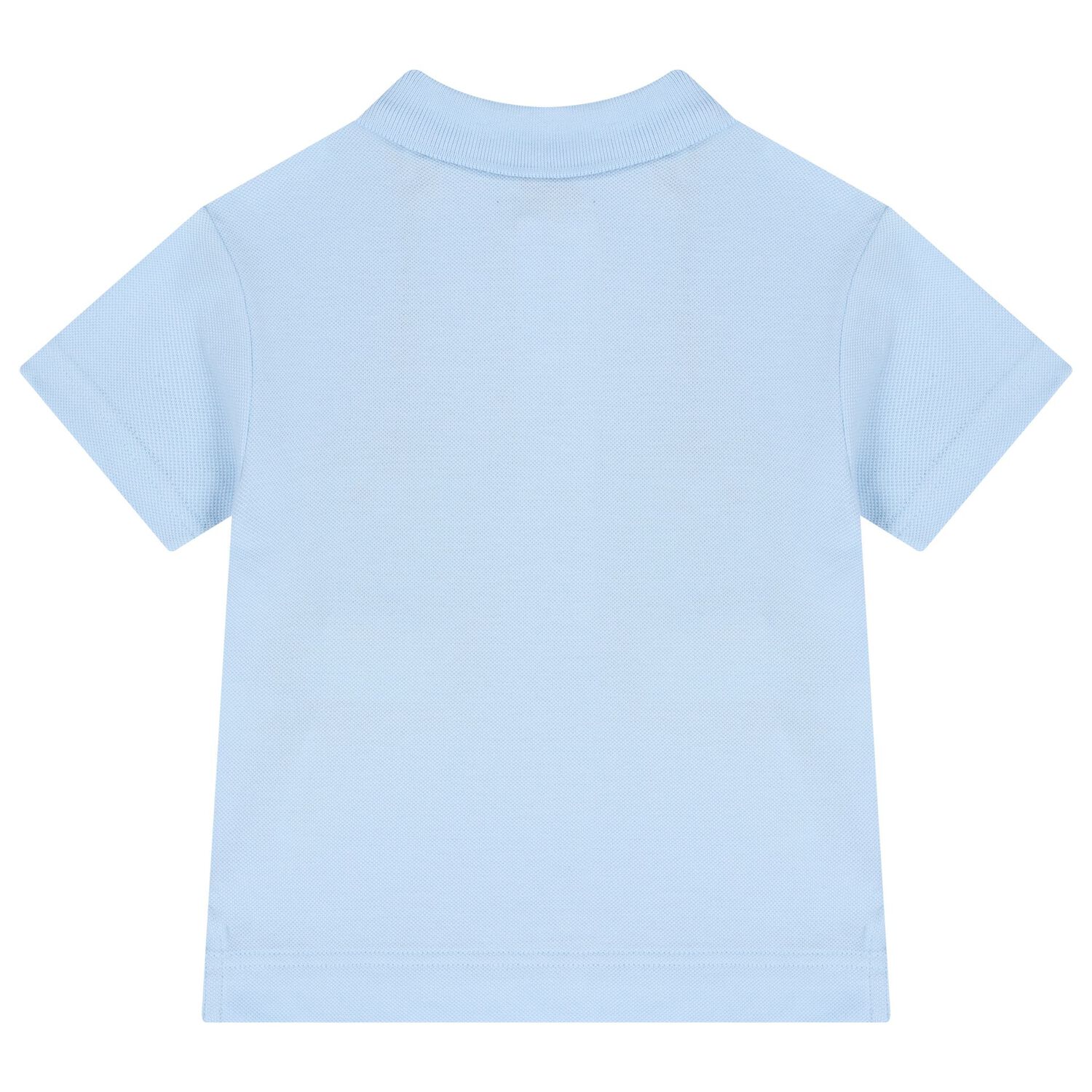 Baby Boys Blue Teddy Bear Polo Shirt, 1, hi-res image number null