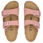 Girls Arizona Pink Clay Sandals, 1, hi-res