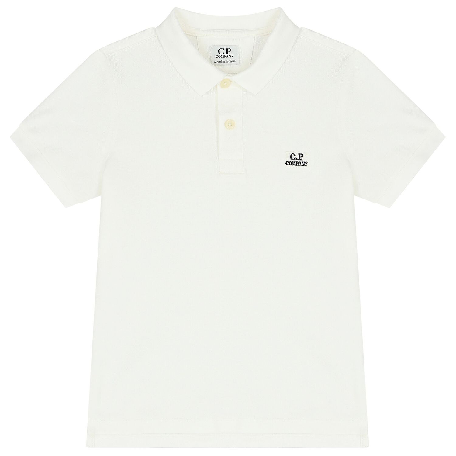 Boys Ivory Logo Polo Shirt, 1, hi-res