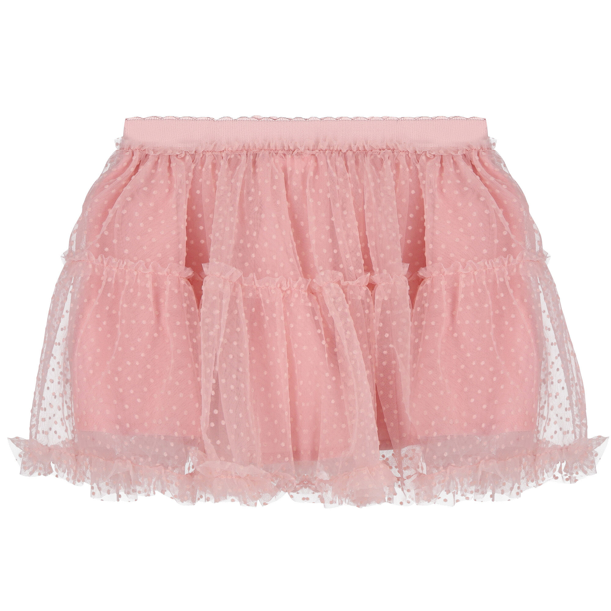 Mayoral Younger Girls Pink Tulle Skirt Junior Couture UK