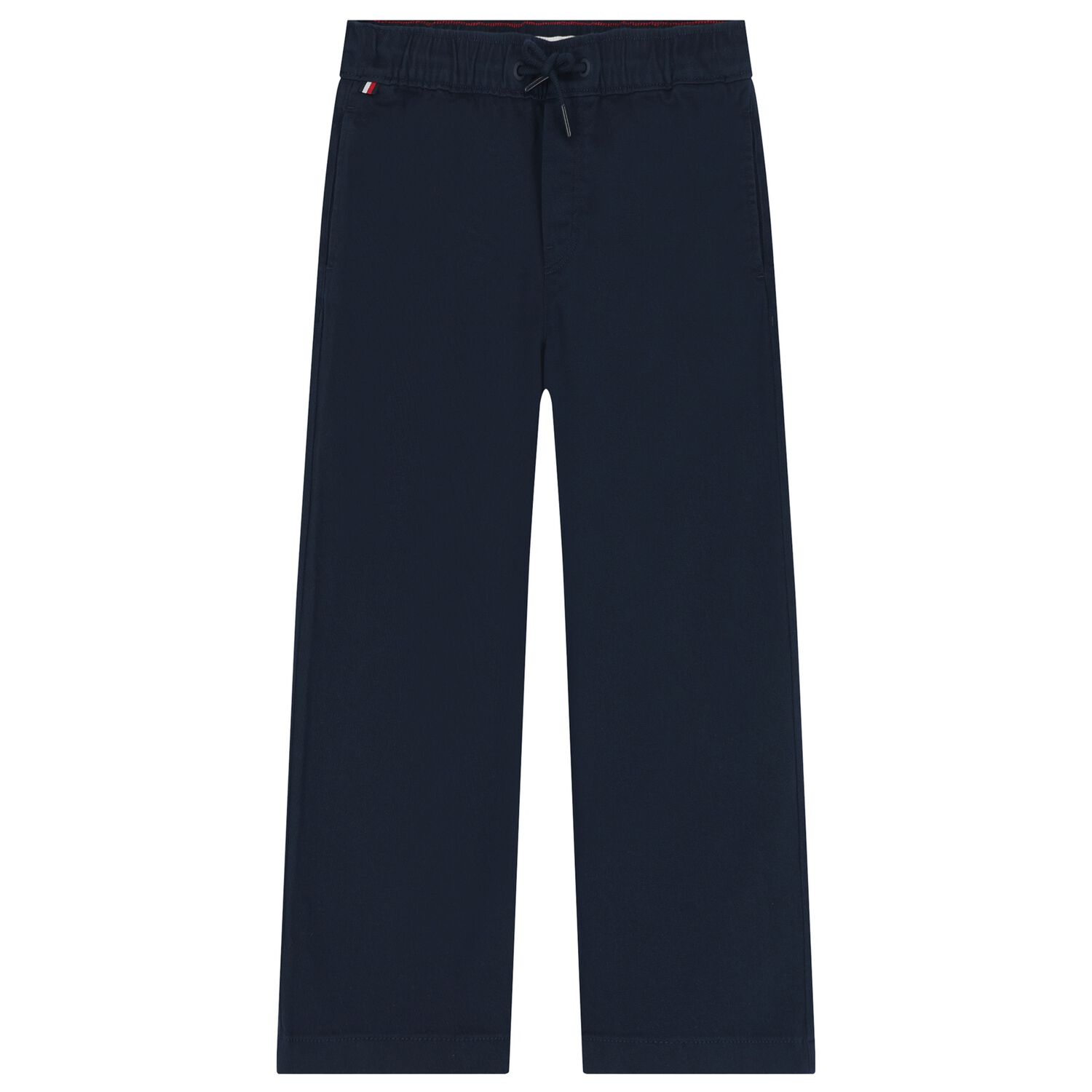 Boys Navy Blue Chino Trousers, 2, hi-res