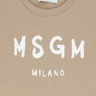 Beige Logo T-Shirt, 6, hi-res