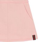 Girls Pink Web Striped Skirt, 1, hi-res