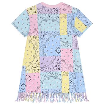 Girls Multi-Coloured Paisley Dress