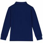 Older Boys Navy Logo Polo Shirt , 3, hi-res