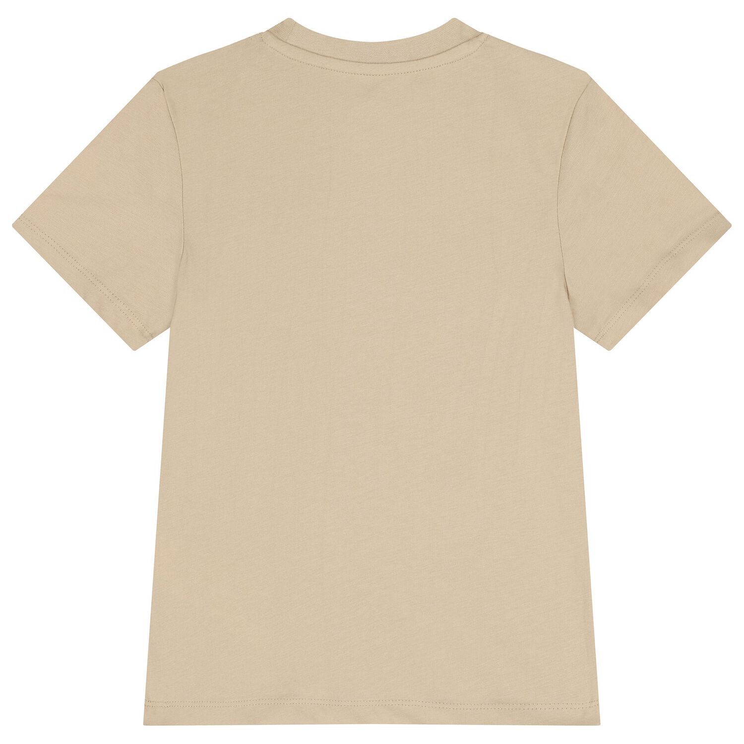 Boys Beige & White Logo T-Shirts ( 2-Pack ), 2, hi-res