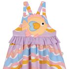 Younger Girls Purple & Orange Fish Dress Set, 1, hi-res