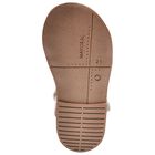 Girls Gold Flower Sandals, 1, hi-res