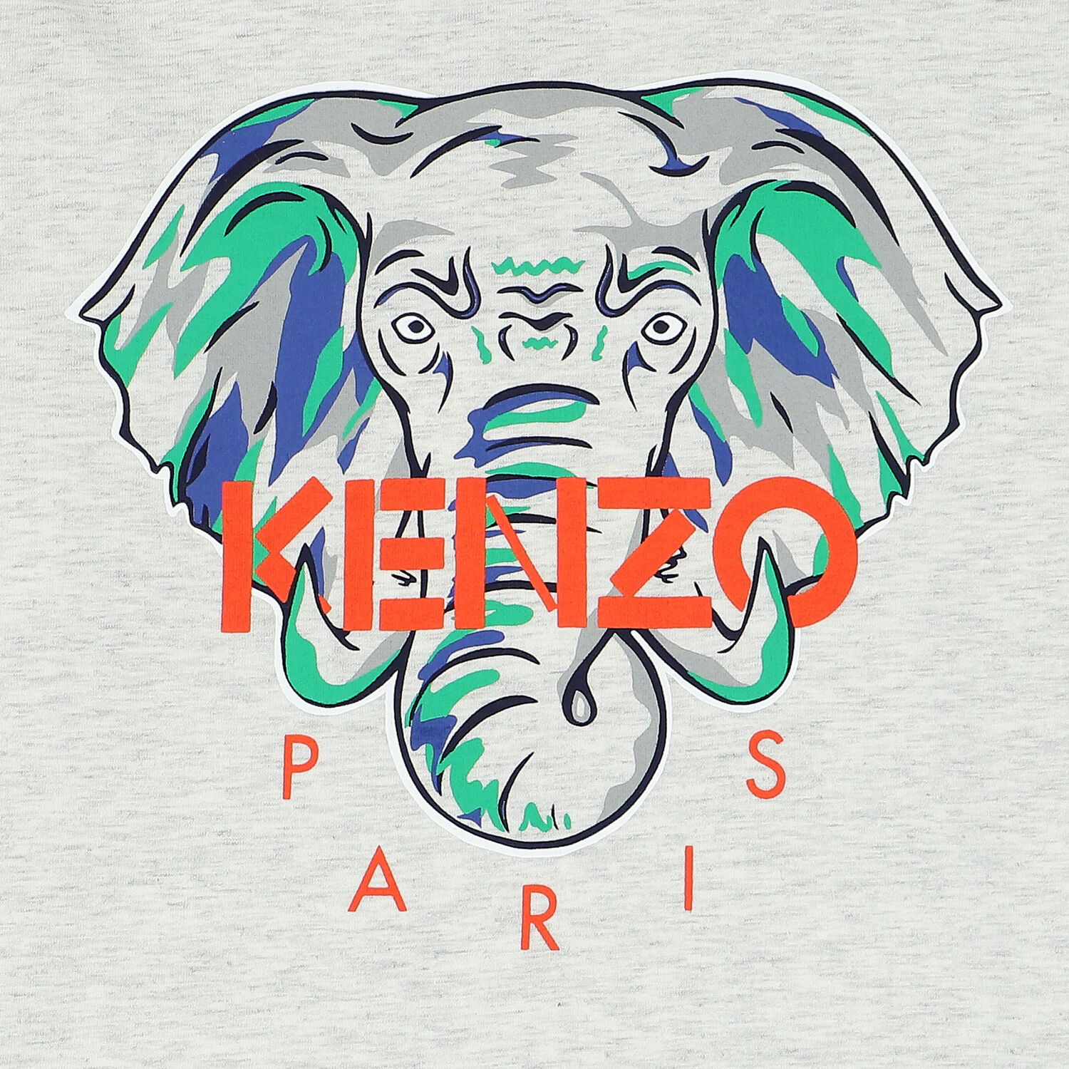 Boys Grey Elephant Logo T-Shirt, 1, hi-res