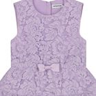 Girls Lilac Guipure Lace Dress, 1, hi-res