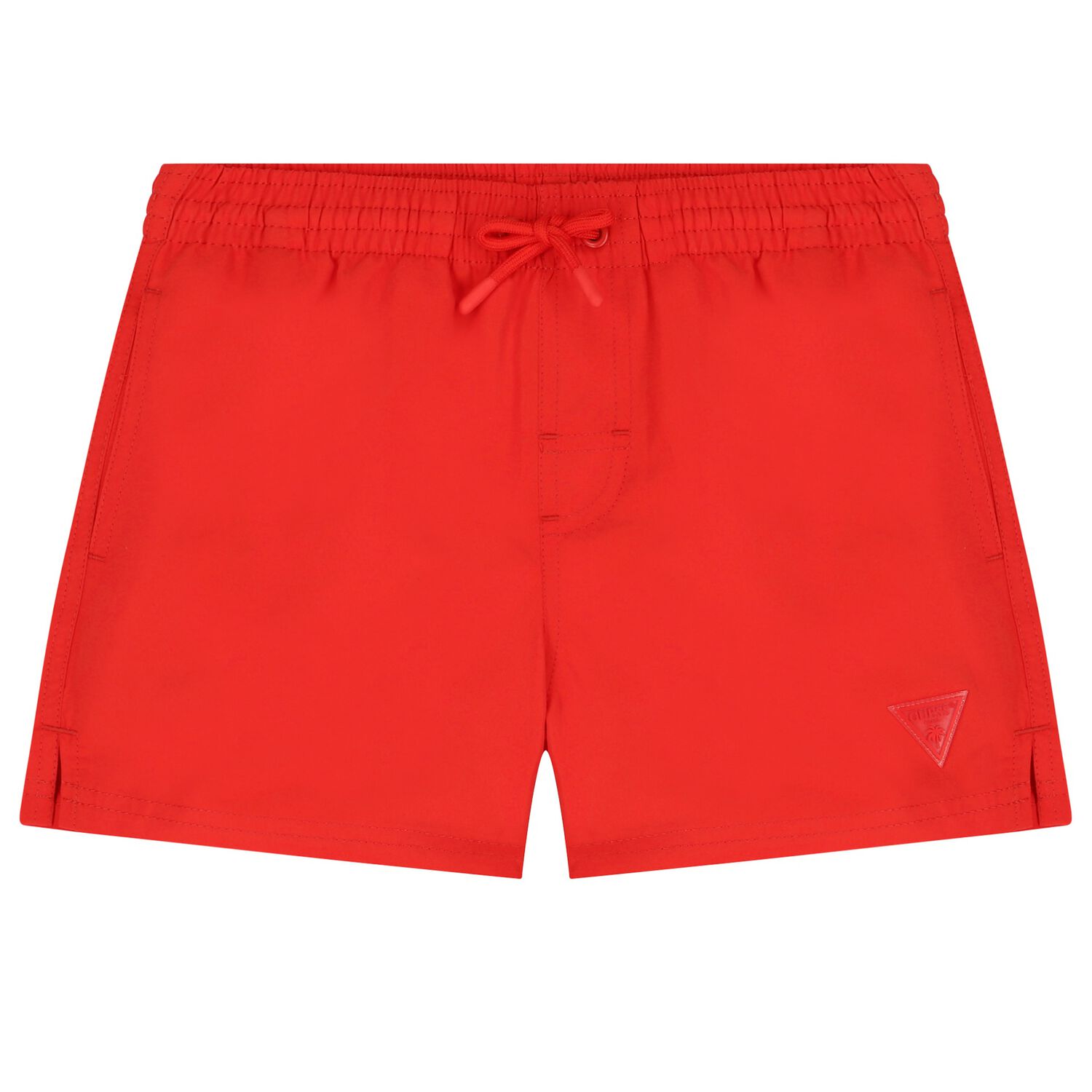Boys Red Logo Swim Shorts, 1, hi-res image number null