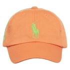 Boys Orange Logo Cap, 1, hi-res