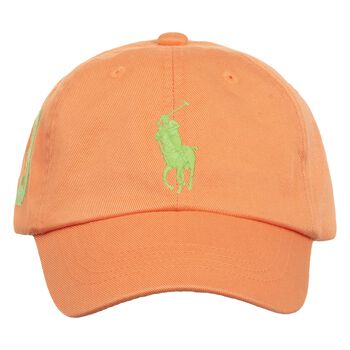 Boys Orange Logo Cap