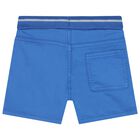 Younger Boys Blue Shorts, 1, hi-res