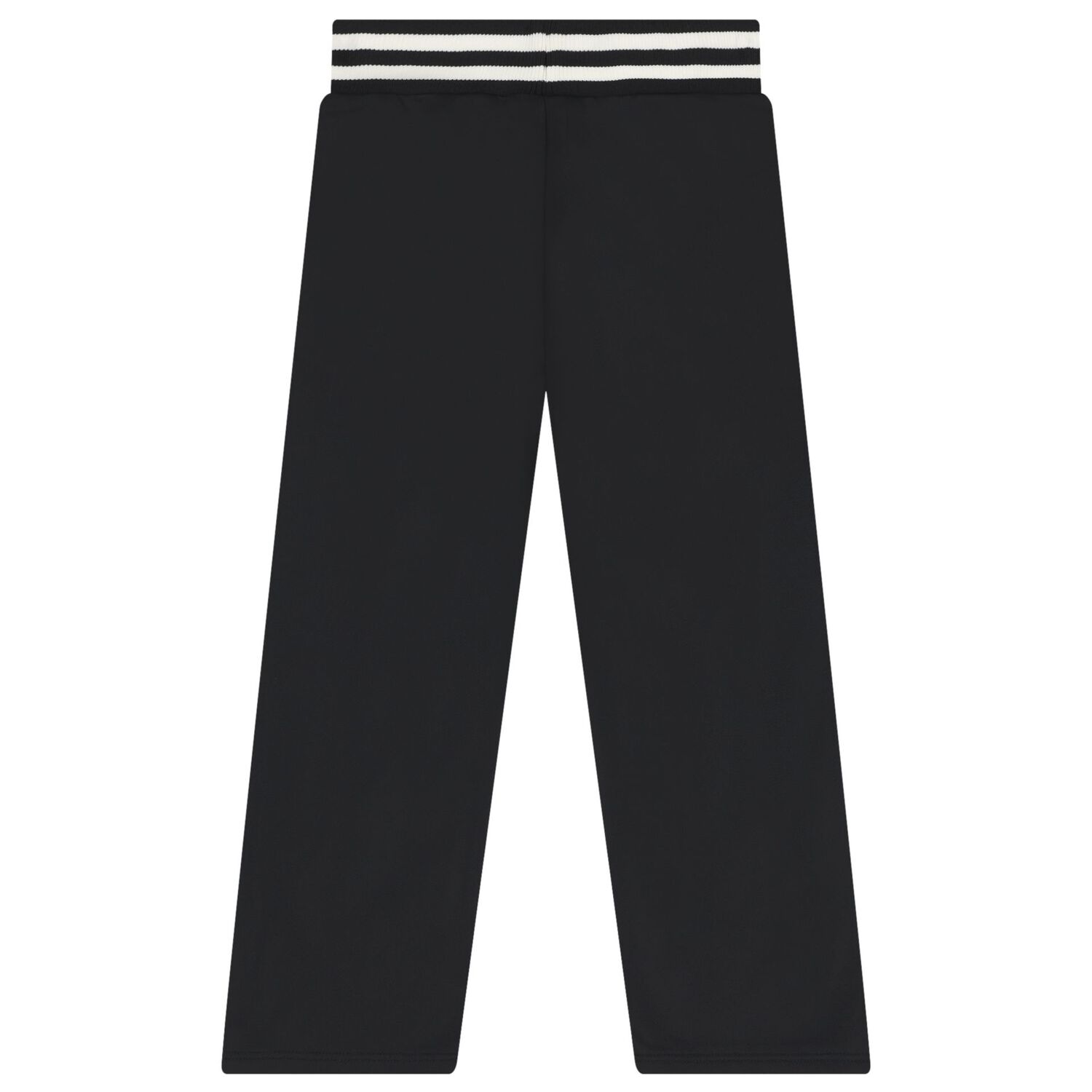 Boys Black Tiger Logo Trousers, 1, hi-res