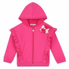 Younger Girls Pink & White Tracksuit, 1, hi-res