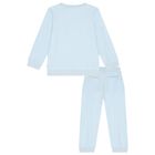 Boys Blue Logo Tracksuit, 1, hi-res