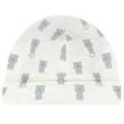 Ivory Teddy Bear Logo Babygrow Set, 2, hi-res