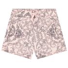 Girls Pink Logo Shorts, 1, hi-res