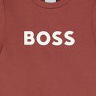 Younger Boys Mini Me Red Logo T-Shirt, 12, hi-res