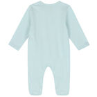 Blue Giraffe Logo Babygrow, 1, hi-res